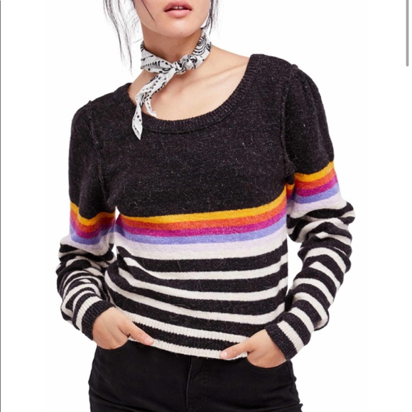 Free People Sweaters - Free People Striped Sweater